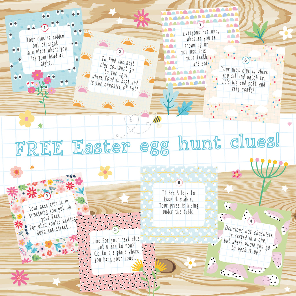 Easter Hunt Clues