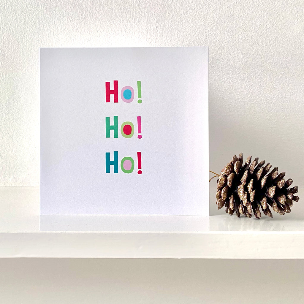 Ho Ho Ho Greetings Card